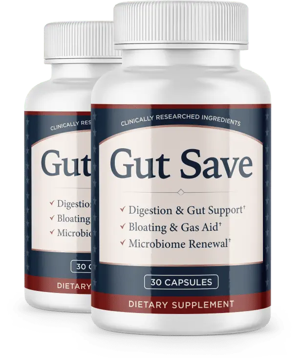 GutSave capsules for daily gut health support